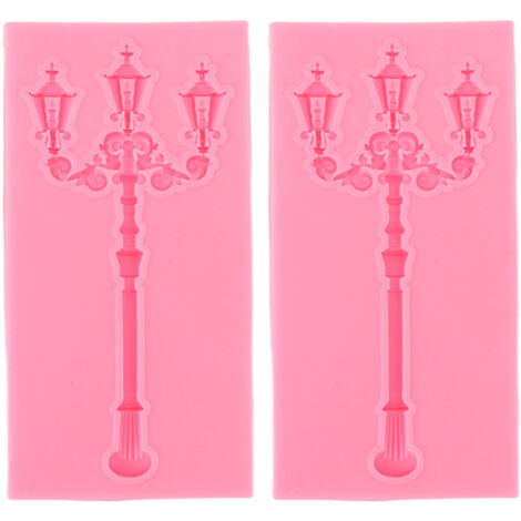 2PCS Fondant Silicone Mold Food Grade Safe Odorless Soft DIY Cake Decorating Mold for Crafting Projects Type 5 (1/5)