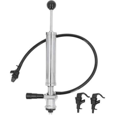 Beer Keg Tap Party Pump Stainless Steel Beer Keg Dispenser Pump with Beer Faucet for 8 Inches American S System (1/5)
