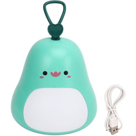 Cute Night Light 3 Gears Stepless Dimming USB Charging Cartoon Desk Lamp with Lanyard for Bedroom Living Room XY050K (1/5)
