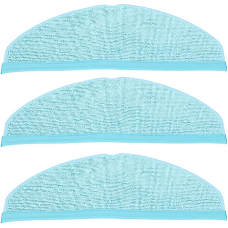 3Pcs Mop Cloth Cleaning Pads Set Vacuum Cleaner Parts Cleaning Cloth for Cecotec Conga 8090 9090 Vacuum Cleaner (1/5)