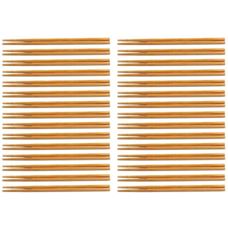 30 Pairs Wooden Chopsticks Set Anti Slip Reusable Lightweight Dining Chinese Chopsticks for Noodles (1/5)