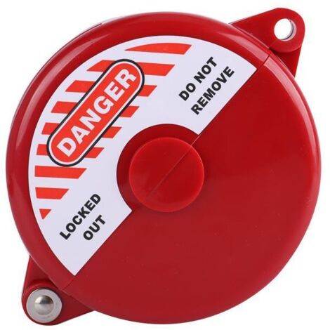 Gate Valve Lockout Device Plastic Outdoor Water Hose Protector Valve Lockout for Professional and Industrial Use (1/5)