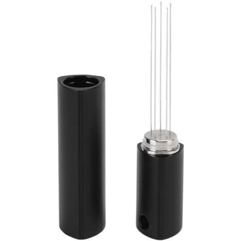 Needle Distributor 304 Stainless Steel Needles Portable Handheld Coffee Powder Stirrer for Home Outdoor Black (1/5)