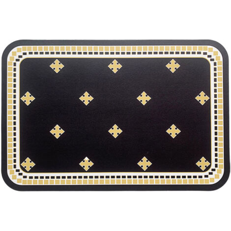 Heat Insulation Table Mat PVC Double Sided Texture Placemat for Hotel Restaurant Kitchen Type1 45x30cm (1/5)