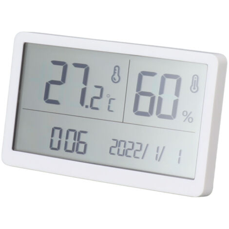 Digital Hygrometer Indoor Thermometer High Accuracy Temperature Humidity Monitor with Support for Indoor Bedroom Baby Room (1/5)