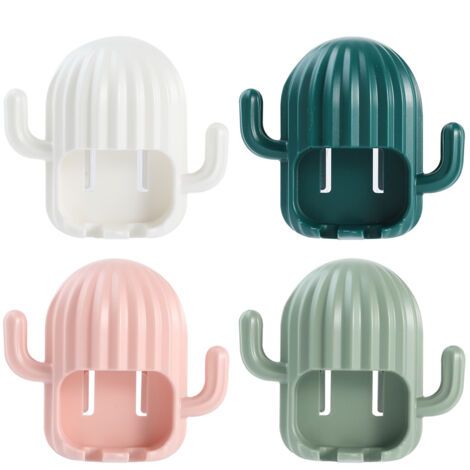 Toothbrush Holders Wall Mounted No Drilling for Bathroom Storage Organizer Bath Home Rack Supplies (1/5)