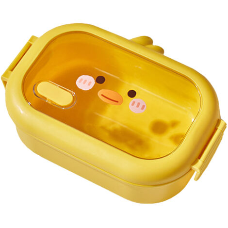 Bento Lunch Box Little Yellow Duck Stainless Steel Thermal Lunch Container for Office