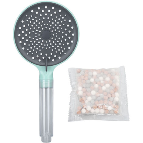 Handheld Shower Head ABS High Pressure 3 Functions Bathroom Shower Sprayer Head for Replacement Green (1/5)