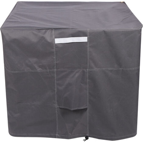 Air Conditioner Outside Unit Cover Waterproof Air Conditioner Cover Gray 34 x 34 x 30in (1/5)