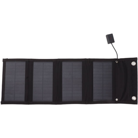 Portable Solar Panel Bag 10W 5V Monocrystalline Silicon Waterproof Foldable Solar Panel Charger Case for Outdoor Emergency Hiking Backpacking Camping