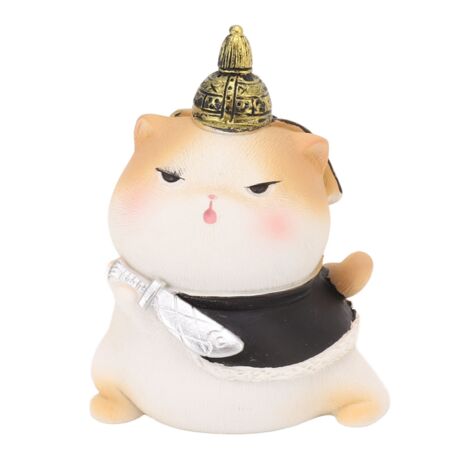 Cat Ornaments Court Cat Shpae Ingenious Resin Cute Animal Tabletop Ornament for Home Desktop New Year Decoration (1/5)