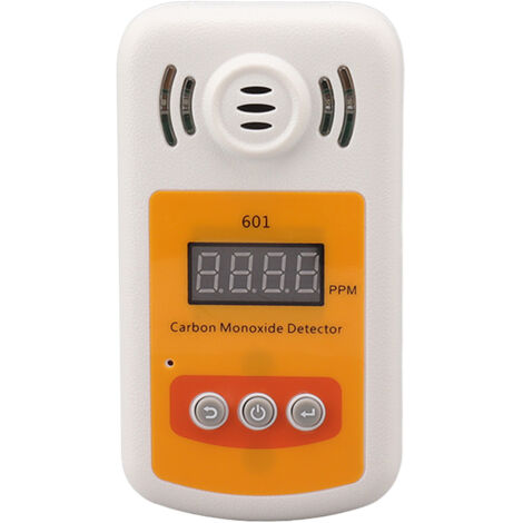 CO Gas Tester Handheld CO Gas Detector Digital Gas Tester With Sound Light Alarm 1ppm Resolution (1/5)