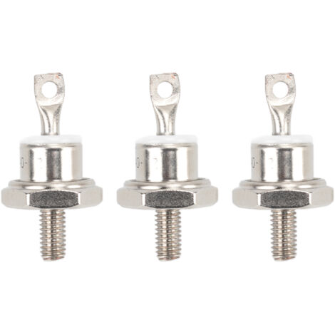 3Pcs Diesel Generator Diode 40A ZX40 12 Sturdy Metal Easy Installation Diesel Dynamo Diode for Repair Replacement Negative