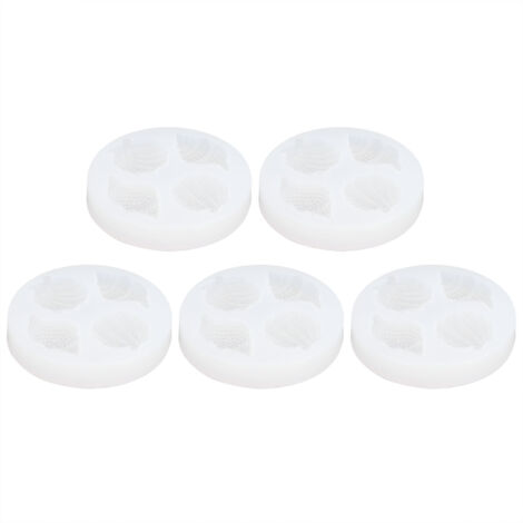 5PCS Silicone Mold Shell Conch Mirror Epoxy DIY Crafts Decoration Mold for Phone Case Decoration (1/5)