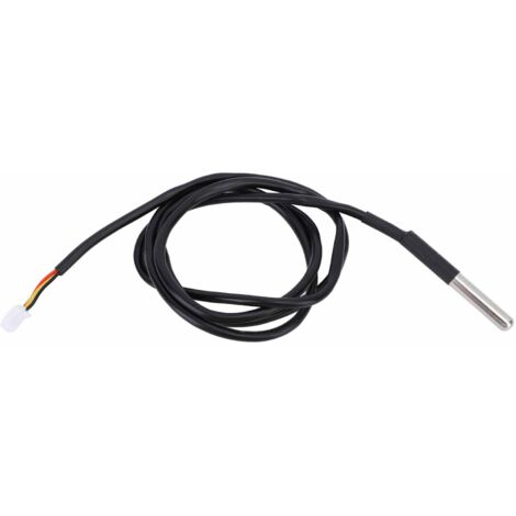 Temperature Sensor Probe Stainless Steel High Accuracy Intelligent Automation Remote Monitoring 1meter Wire (1/5)