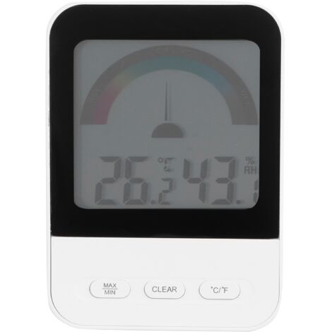 Digital Electronic Thermometer Hygrometer with LCD Backlight Display for Indoor Greenhouse (1/5)
