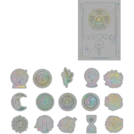 45Pcs Journal Sticker Paper Adhesive Sticker Pretty Design Lovely Exquisite Journal Paper Decor for Home Decoration Spell (1/5)