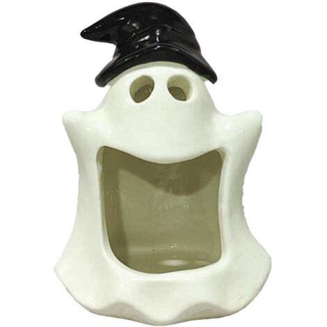 Candle Holder Porcelain Candle Base Ghost Figurine Design Home Decoration for Bedroom E (1/5)