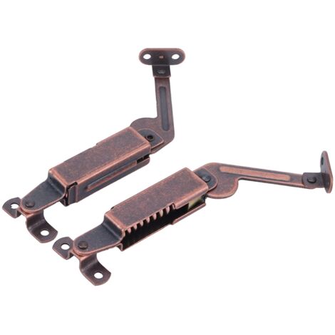 Lid Hinge Iron Safety Cabinet Box Lid Spring Support Hardware for Home Office WorkshopLong Arm (1/5)