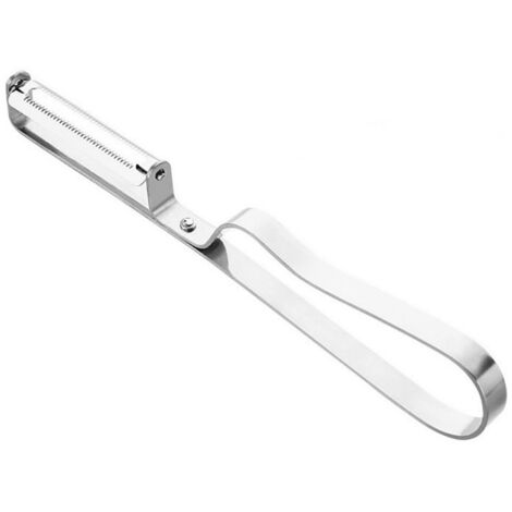 Stainless Steel Swivel Vegetable Peeler L Shaped Stainless Steel Peeler for Home Kitchens Fruit Vegetable Shops (1/5)
