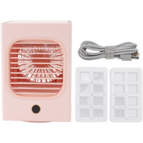 Air Conditioner Fan Multifunction Quiet USB Portable Desktop Cooling Fan for Home Office Living Room B (1/5)