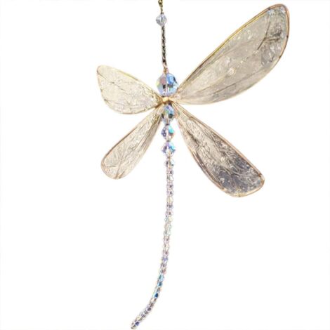 Dragonfly Crystal Suncatcher Hanging Crystal Suncatcher for Garden Wedding Car Decor (1/5)