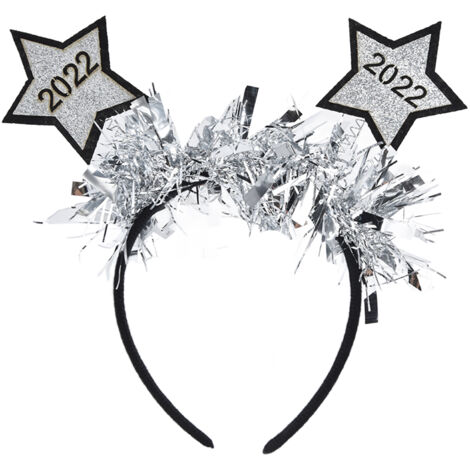 Cute Christmas Star Shaped Hair Hoop Fracture Resistance Star Shape Headband for FestivalSilver 2022 (1/5)