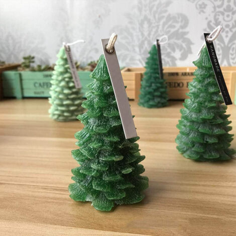 3D Silicone Christmas Tree Mould Baking Dessert Mould Christmas Tree Mould for Soap Candle (1/5)