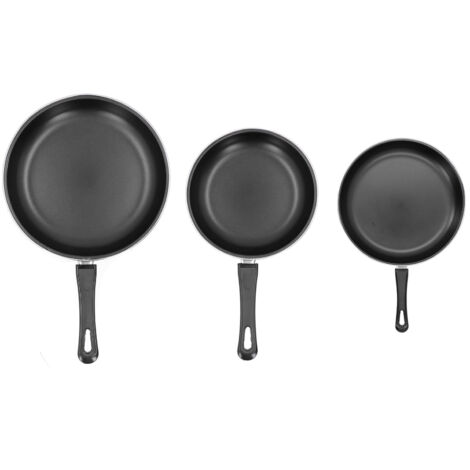 3Pcs Frying Pan Set Household Mini NonStick Pan Kitchenware for Induction Cooker Gas Stove (1/5)
