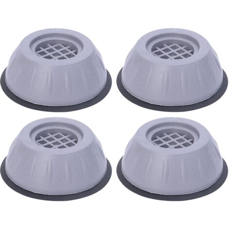 4 Pcs Washing Machine Feet Pads 10cm Grey Strong Bearing Shock Absorption Washing Machine Foot Stabilizer (1/5)