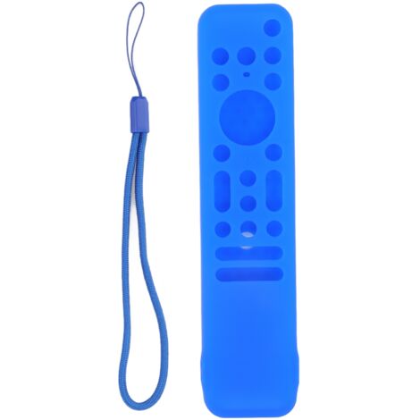 TV Remote Case Silicone Soft Shockproof Washable Protective Cover for RMF TX800 TX900 Blue (1/5)