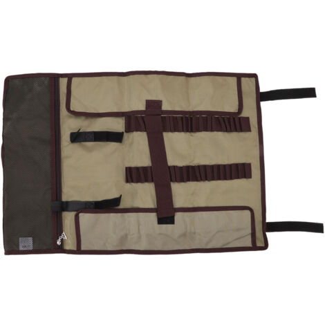 Camping Tent Nail Bag Multipurpose Oxford Cloth Large Camping Collection Tent Storage Bag for Camping Outdoor Khaki (1/5)