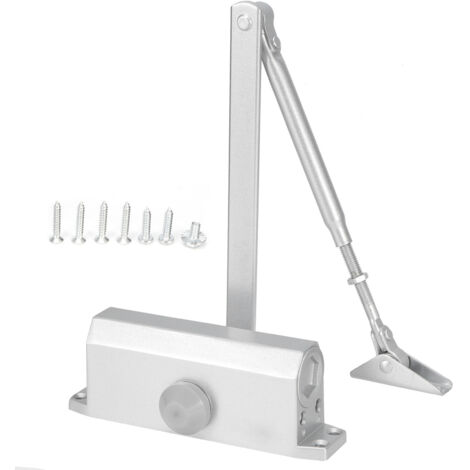 Door Closers Hydraulic Buffer Door Stopper Automatic 180 Degrees Positioning Door Closer65KG Load Bearing (1/5)