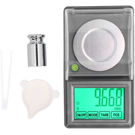 Mini Portable Jewelry Scale HighAccuracy Electric Scale with Level Adjustment for Laboratory (1/5)