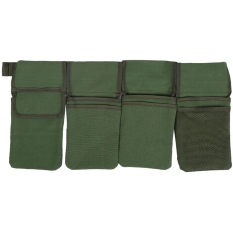 Four‑pocket Belt Bag Portable Tool Pocket Oxford Fabric Tool Pouch with Safe Buckle for Gardener Woodworker (1/5)