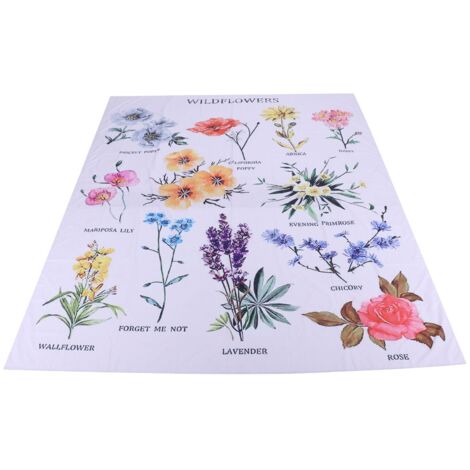 Wall Tapestry Beautiful Flower Pattern Hanging Blanket Living Room Background Art Decoration 230x180cm (1/5)