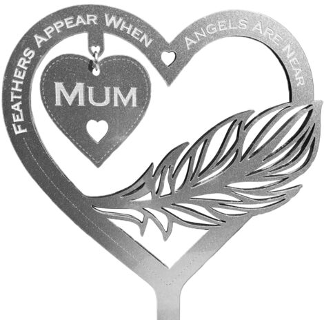 Mother's Day Gifts Angel Iron Ornament for Garden Decorations Memorial Gifts for Loss of Loved One (1/5)