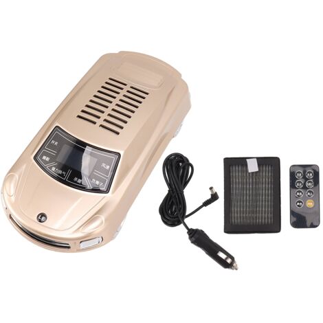 Car Air Fresheners Mini Portable Air Filter Model With Adjustable Wind Speed Cigarette Lighter (1/5)