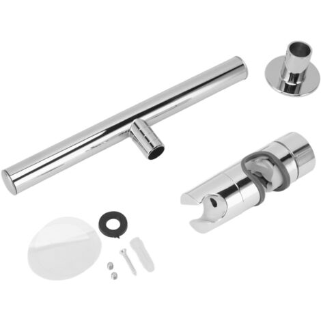 Shower Head Holder Set Copper Adjustable Hand Shower Bracket Replacement for Slide Bar Slide Clamp (1/5)