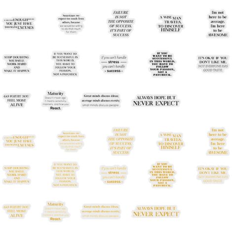 30Pcs Vintage English Poetry Series Sticker Beautiful Day PET Stickers for Scrapbooking Life Expectations (1/5)
