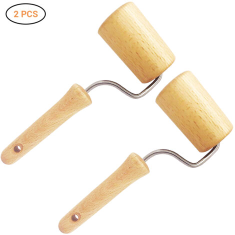 2 Pcs 5D Painting Wooden Roller Tool DIY Painting Accessories For Painting Sticking Tightly (1/5)