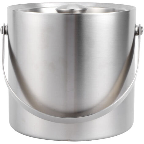 3L Ice Bucket with Lid Portable Double Wall Wine Ice Barrel for Bar Hotel Party Use (1/5)
