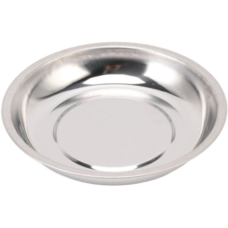 6 Inch Round Magnetic Parts Tray Stainless Steel Magnetic Tools Bowl for Screws Nuts Bolts and Small Tools (1/5)