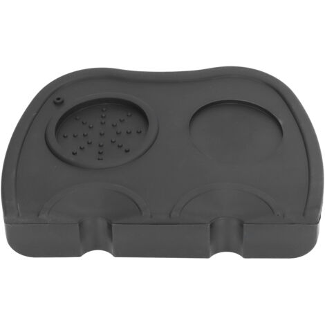 Coffee Distributor Mat Silicone Tamper Pad Double Hole Non Slip Holder for Drink Making (1/5)