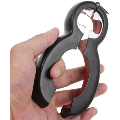 6 in 1 Multi Function Can Beer Bottle Opener All in One Jar Can Beer Lid Twist Off Jar Wine Opener (1/4)