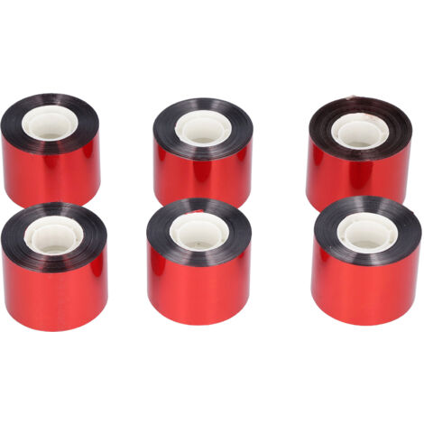 6PCS Bird Deterrent Reflective Scare Tape Bird Repellent Ribbon for Garden Supplies Silver Red (1/5)