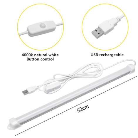 5V Under Cabinet Lights Closet Lights USB Rechargeable LED Night Lights for Closet Drawer Cupboard (1/5)
