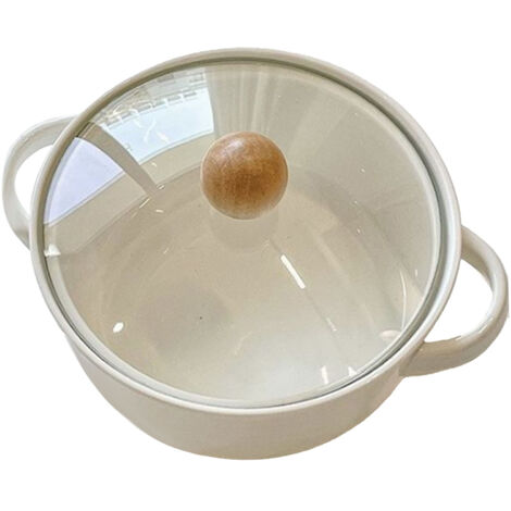 6in Soup Bowls Multifunctional Thermal Insulation Ceramic Soup Crocks with Double Handles Lid for Instant Noodles Soup Rice (1/5)
