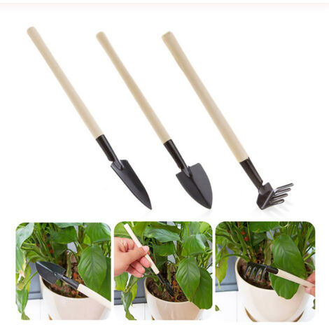 Home Gardening Tool Set Balcony Home Grown Mini Excavation Fits Shovel Rake Garden Combination Tools for Garden Plant