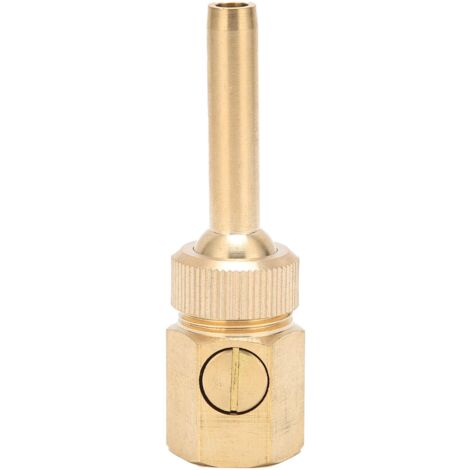 Female Thread Fountain Nozzle Brass Adjustable Water Spray Head with Valve for Pond1/2 20mm